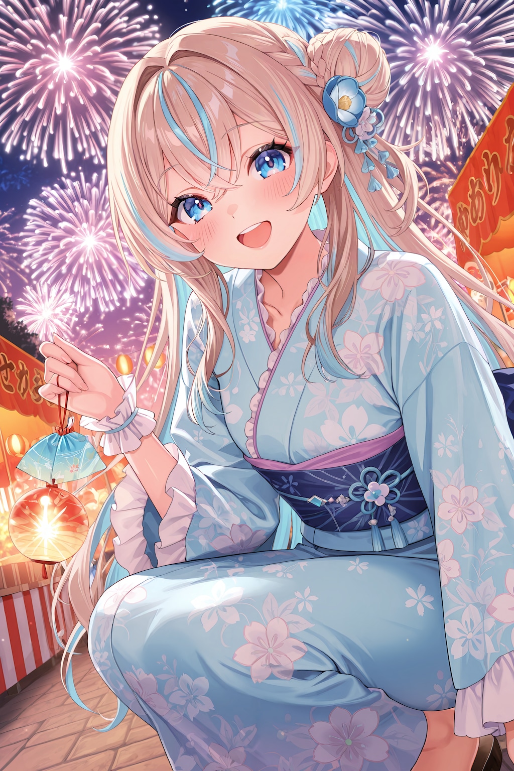 今日は夏祭り