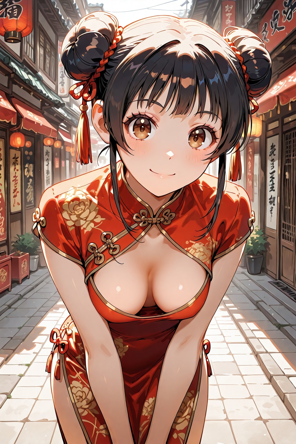 胸チラ012