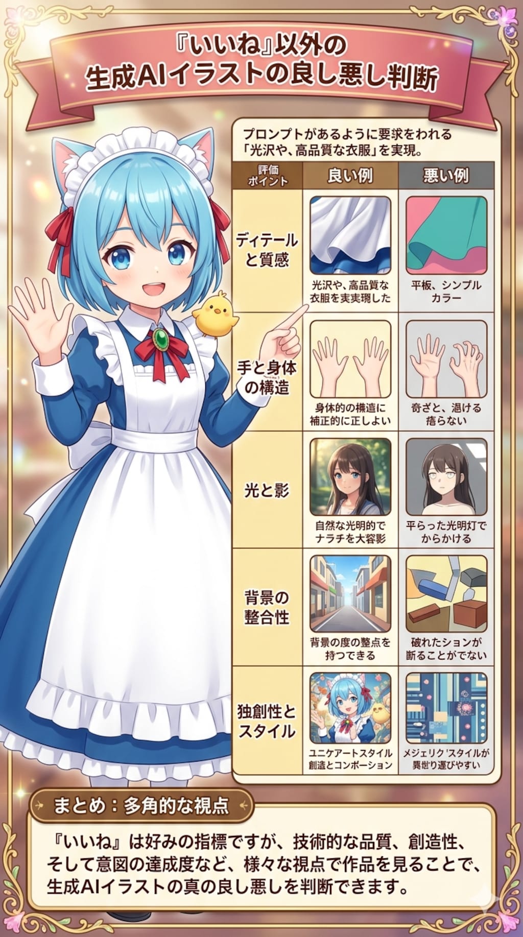 いいね以外の生成AIの良し悪し判断