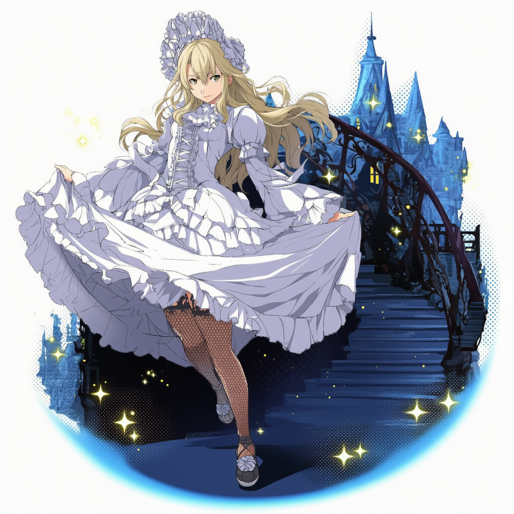 ジオラマ風の白ゴス