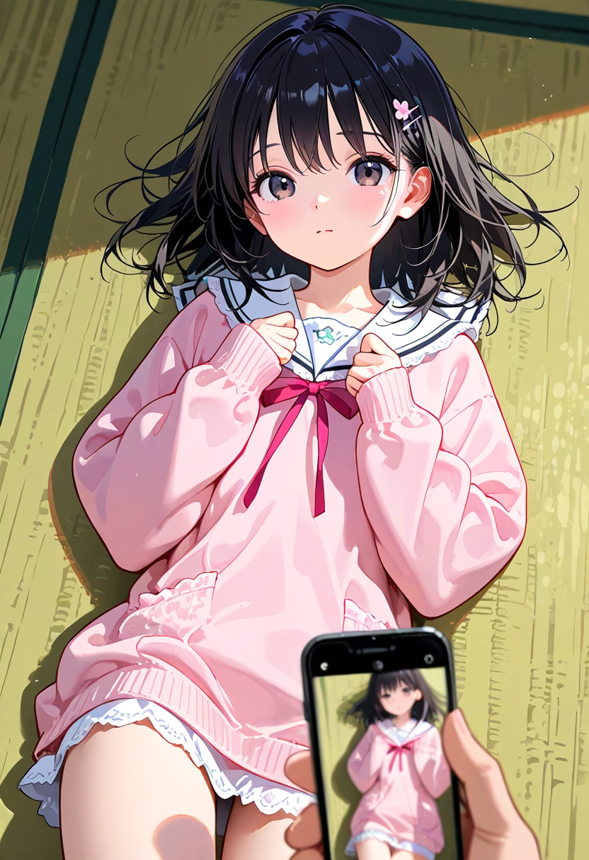 黒髪の美少女(46) | の人気AIイラスト・グラビア