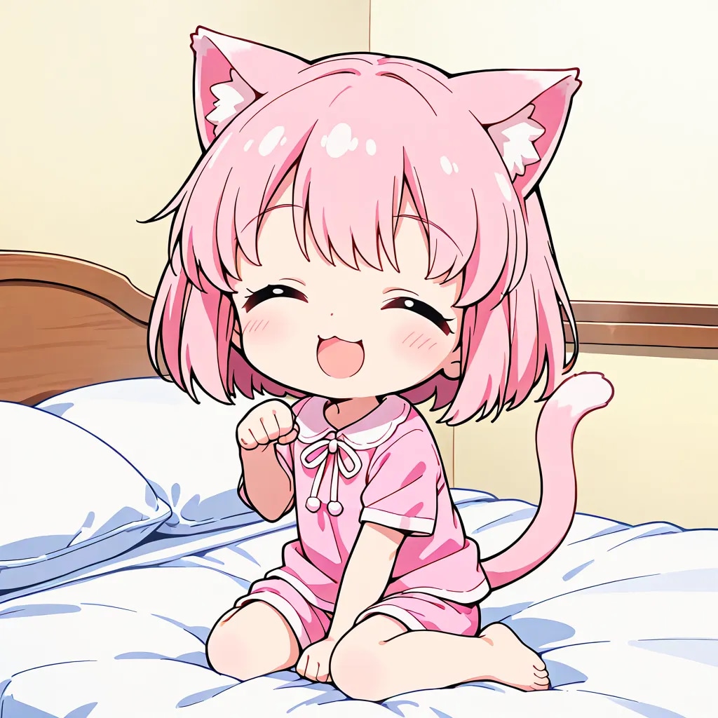 おはようにゃん | の人気AIイラスト・グラビア
