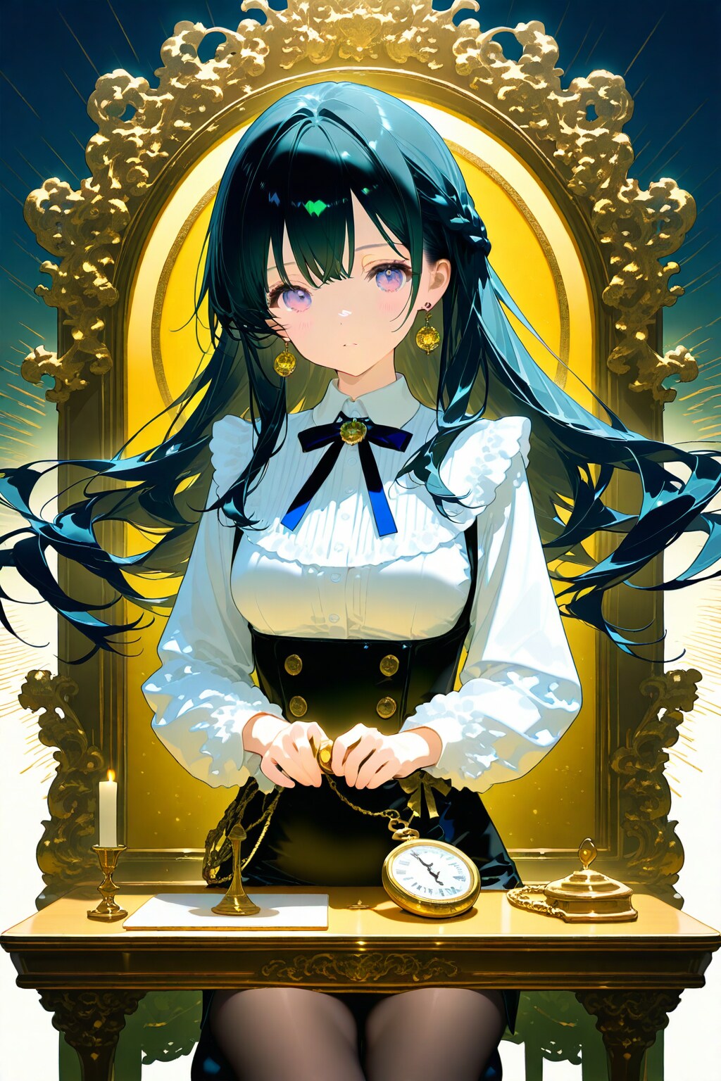 懐中時計と少女