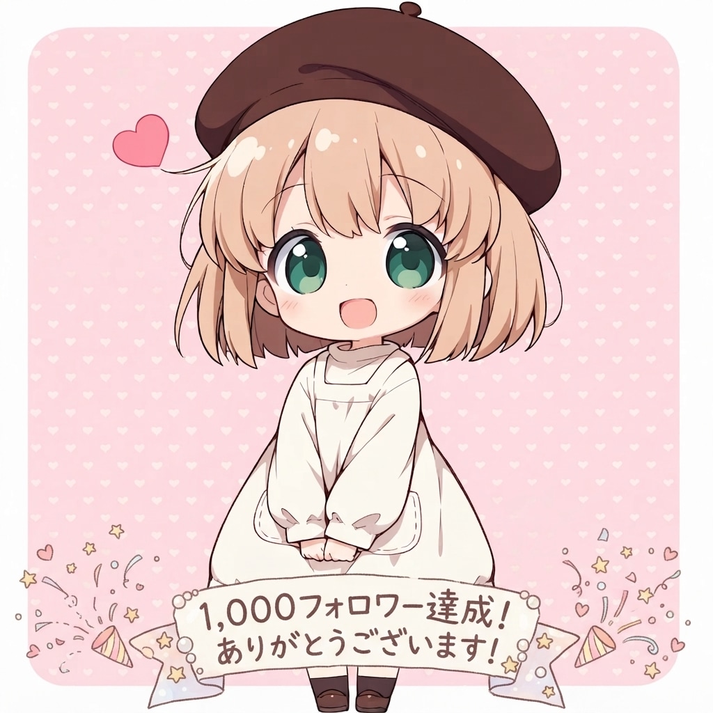 1,000フォロワー達成！応援ありがとうございます！！ | の人気AIイラスト・グラビア