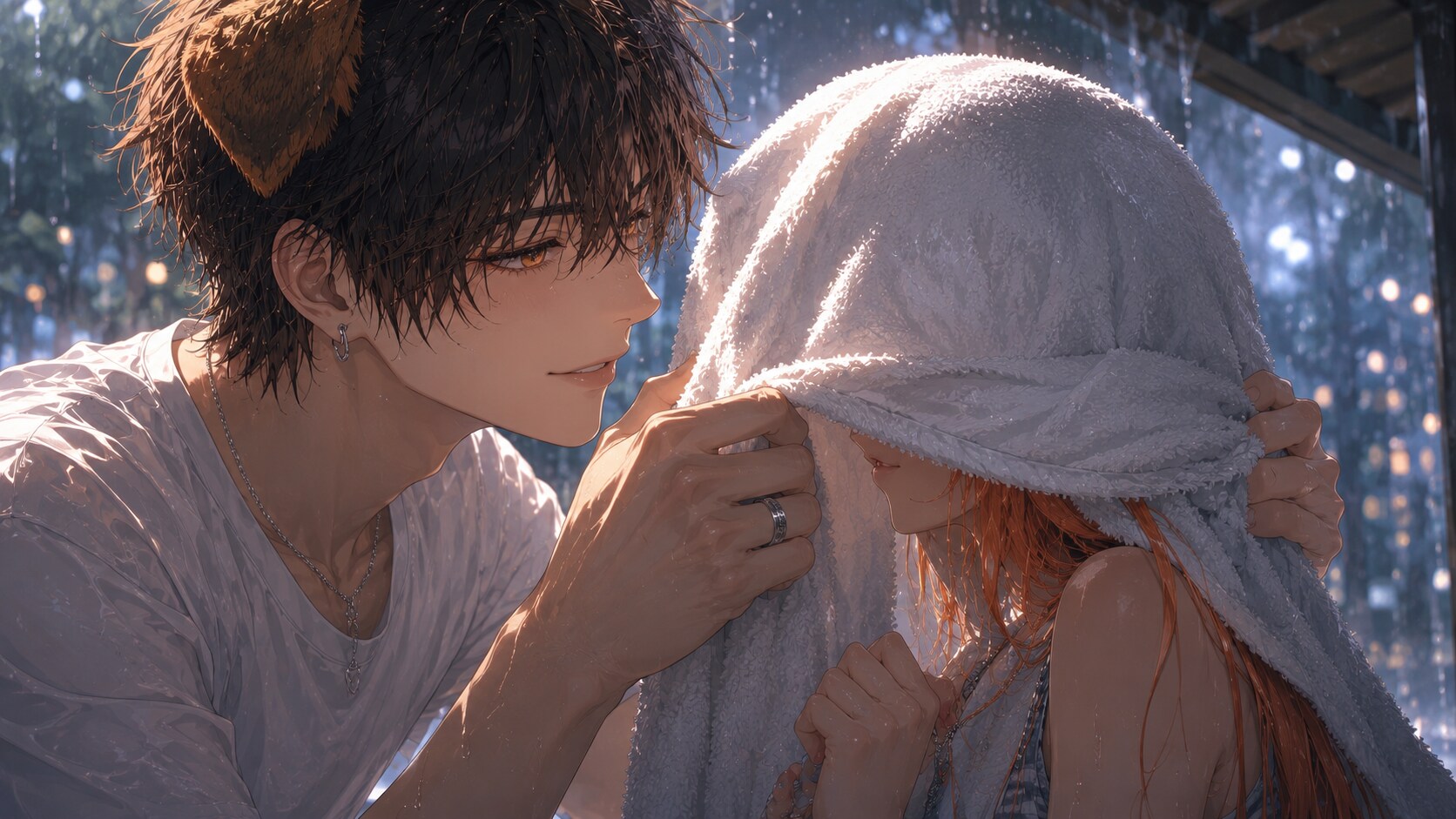 結城くんは、初夏の雨に、君の強がりを隠す。 | の人気AIイラスト・グラビア