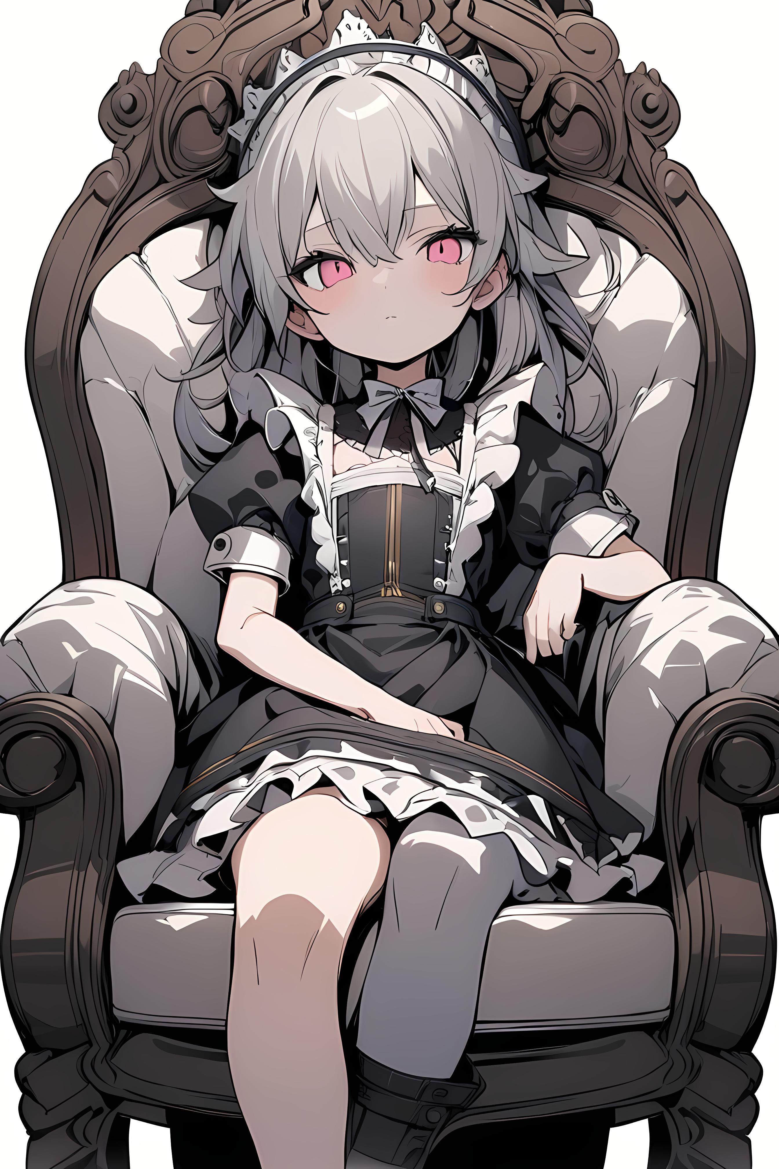 灰髪ちゃん