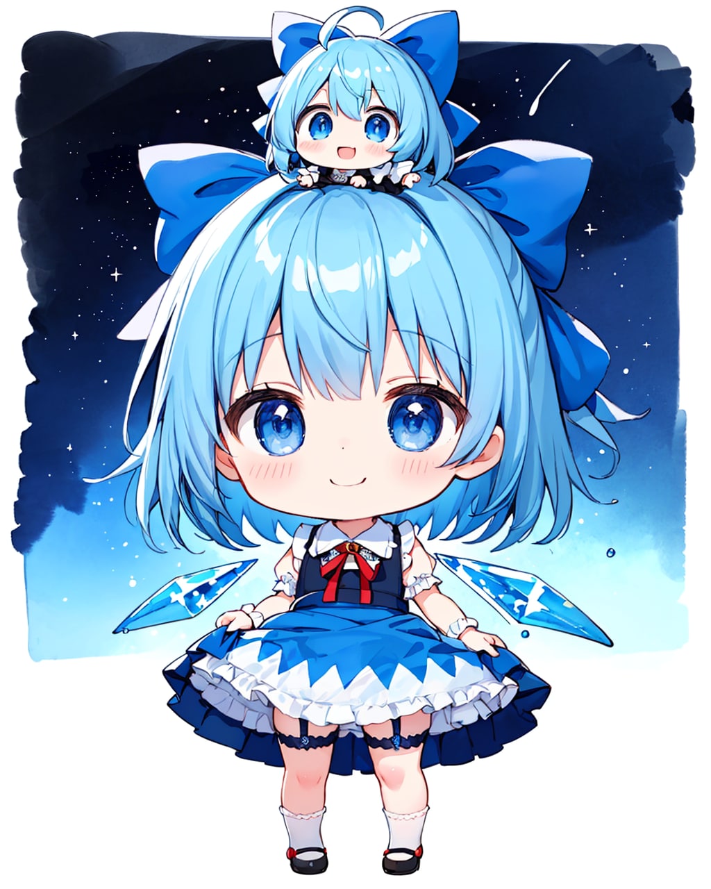 ちびチルノONチルノ～…、、