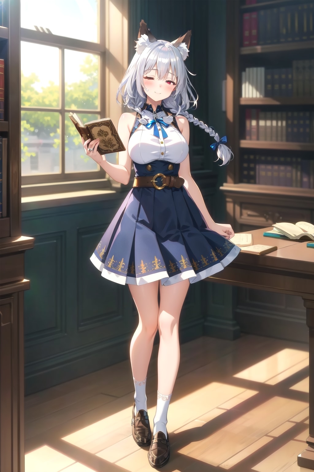 読書する妖子さん | の人気AIイラスト・グラビア