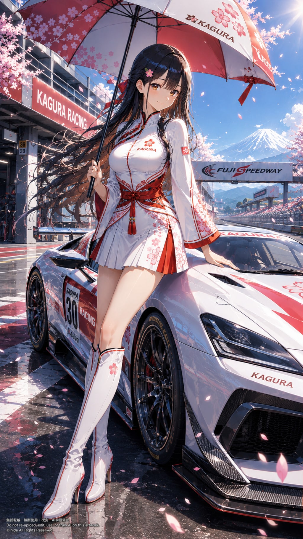 🏁 神楽さん、サーキットへ！🌸