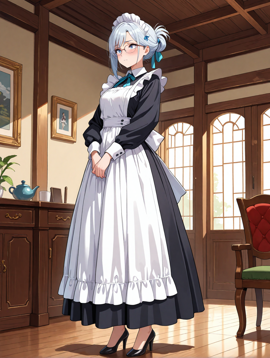 女上司のメイド+眼鏡