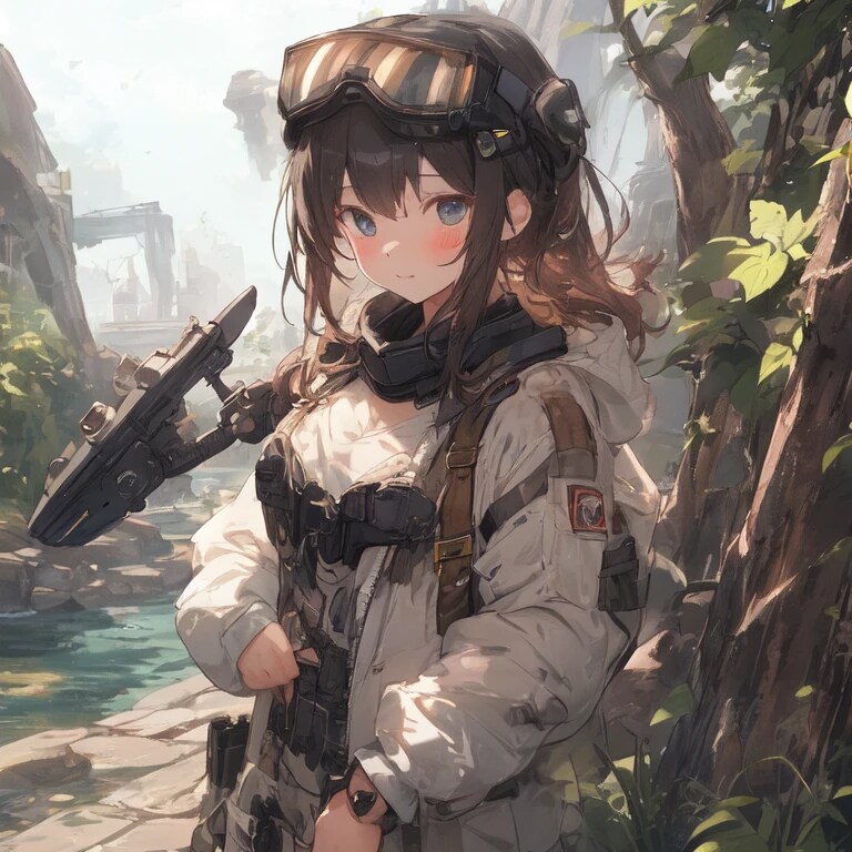 ゴーグル少女