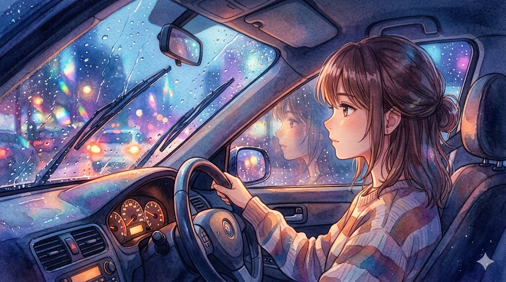 レイニー·ドライヴ | の人気AIイラスト・グラビア