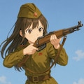 ソ連赤軍女性兵士スナイパー 2枚目
