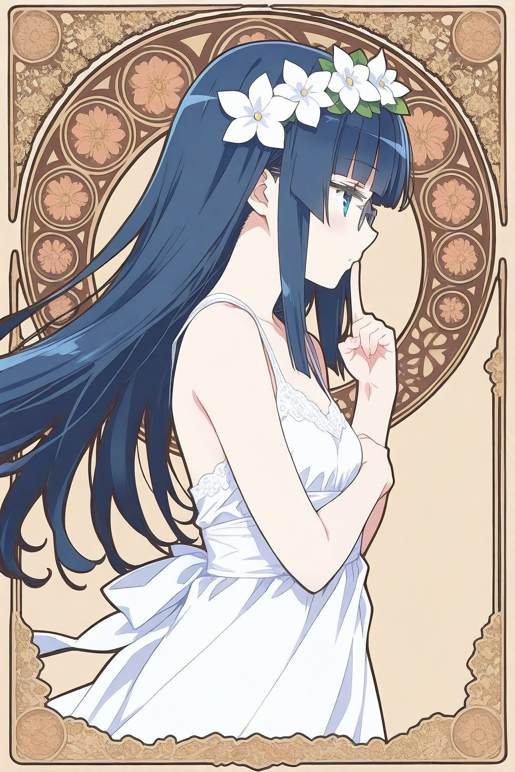 会長さん(ミュシャ風／UNICORNお試し)