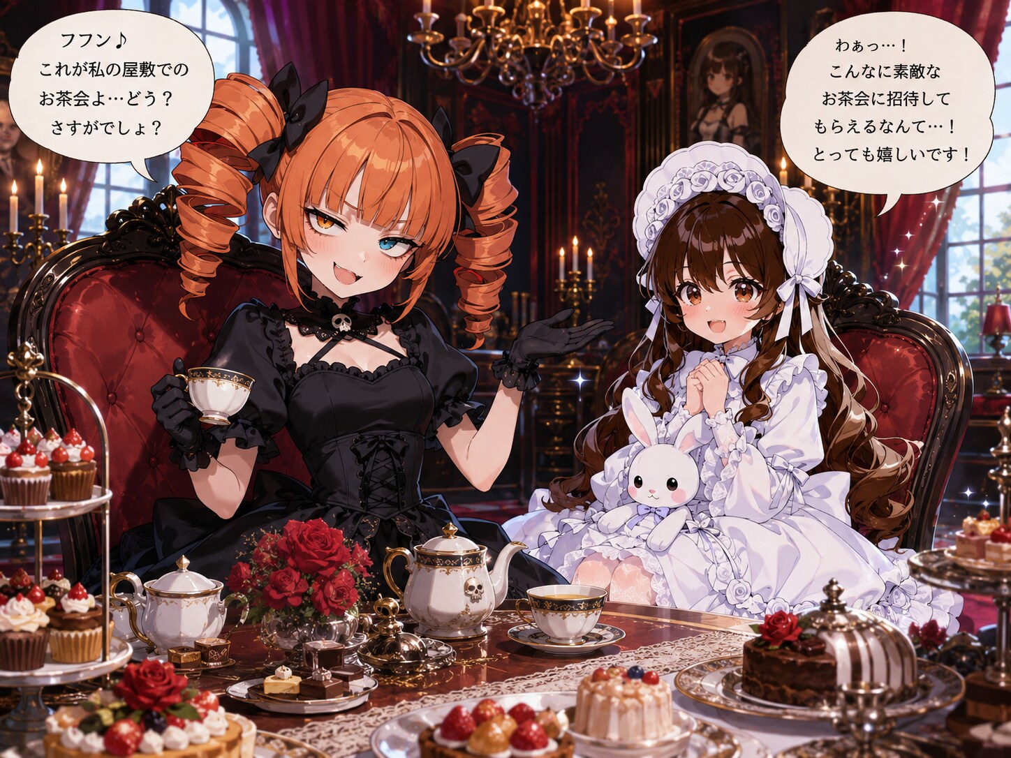 自慢のお茶会へのご招待✉️✨