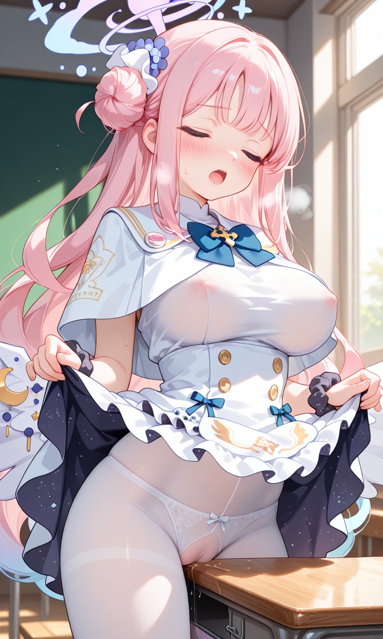 角オナするミカ