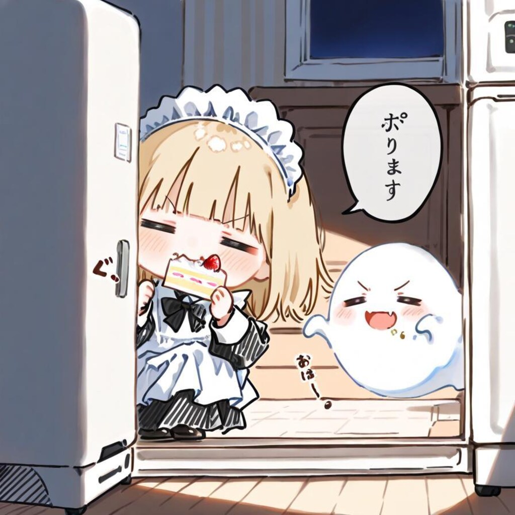 ( -ω-)深夜のハイカロリー摂取…✨✨