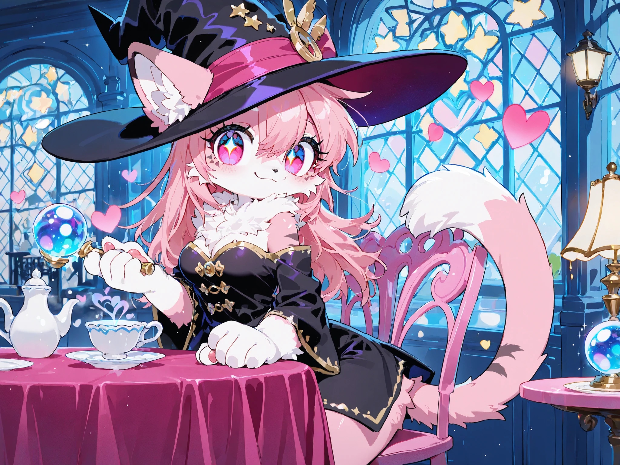 新魔女の猫ちゃん２つめ☕☕ | の人気AIイラスト・グラビア