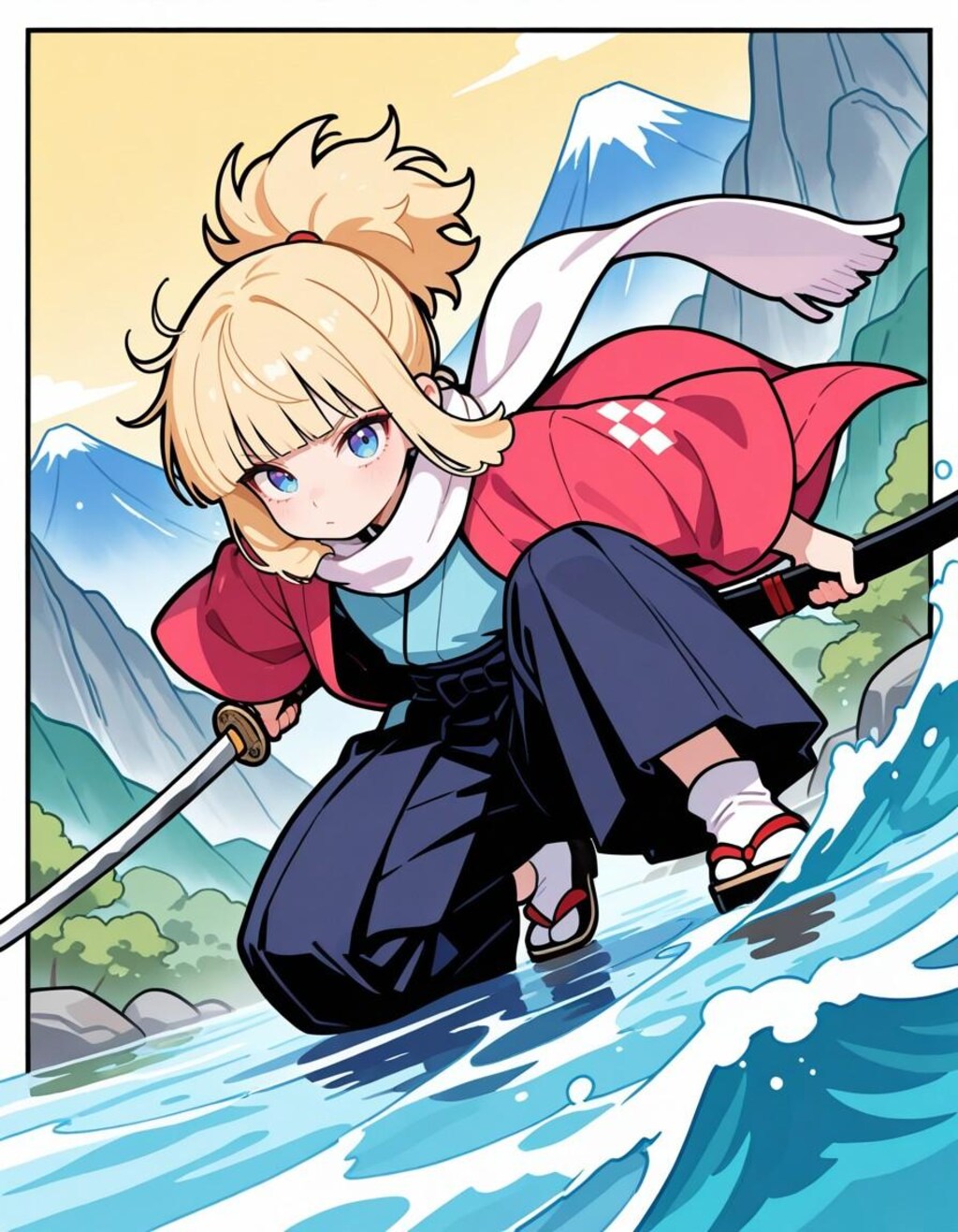 金髪碧眼サムライボーイ