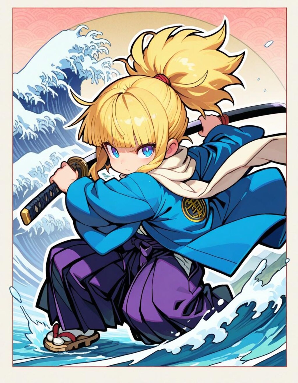 金髪碧眼サムライボーイ