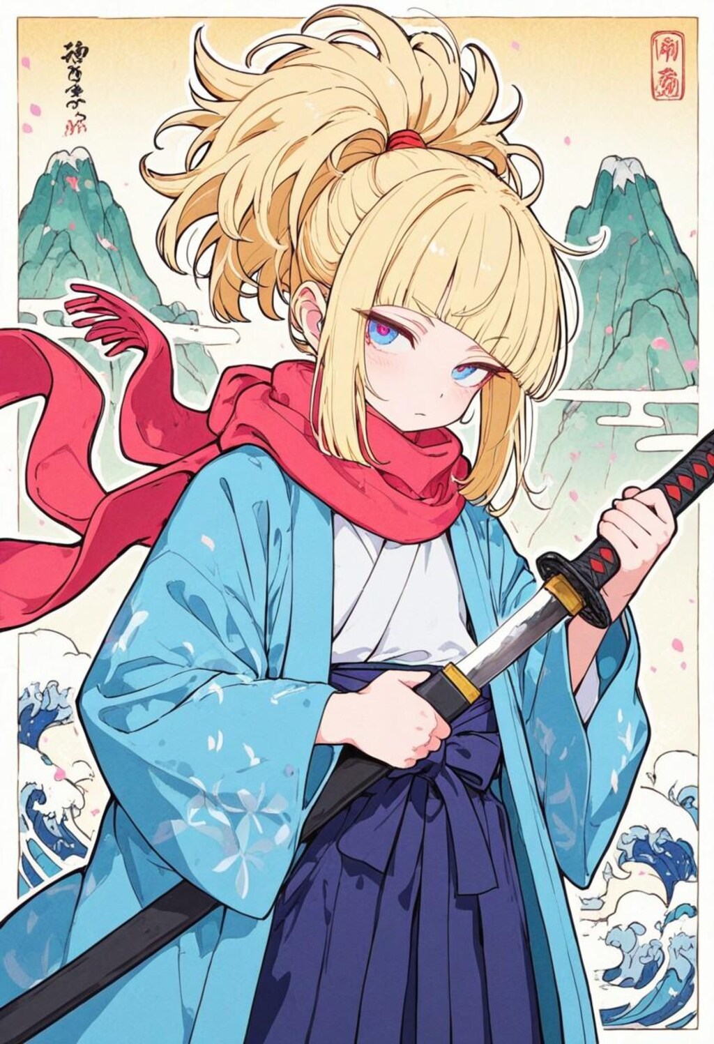 金髪碧眼サムライボーイ