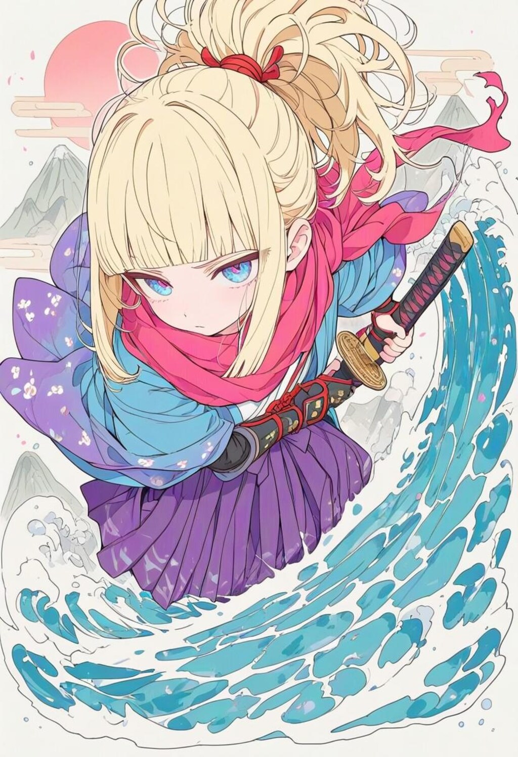 金髪碧眼サムライボーイ