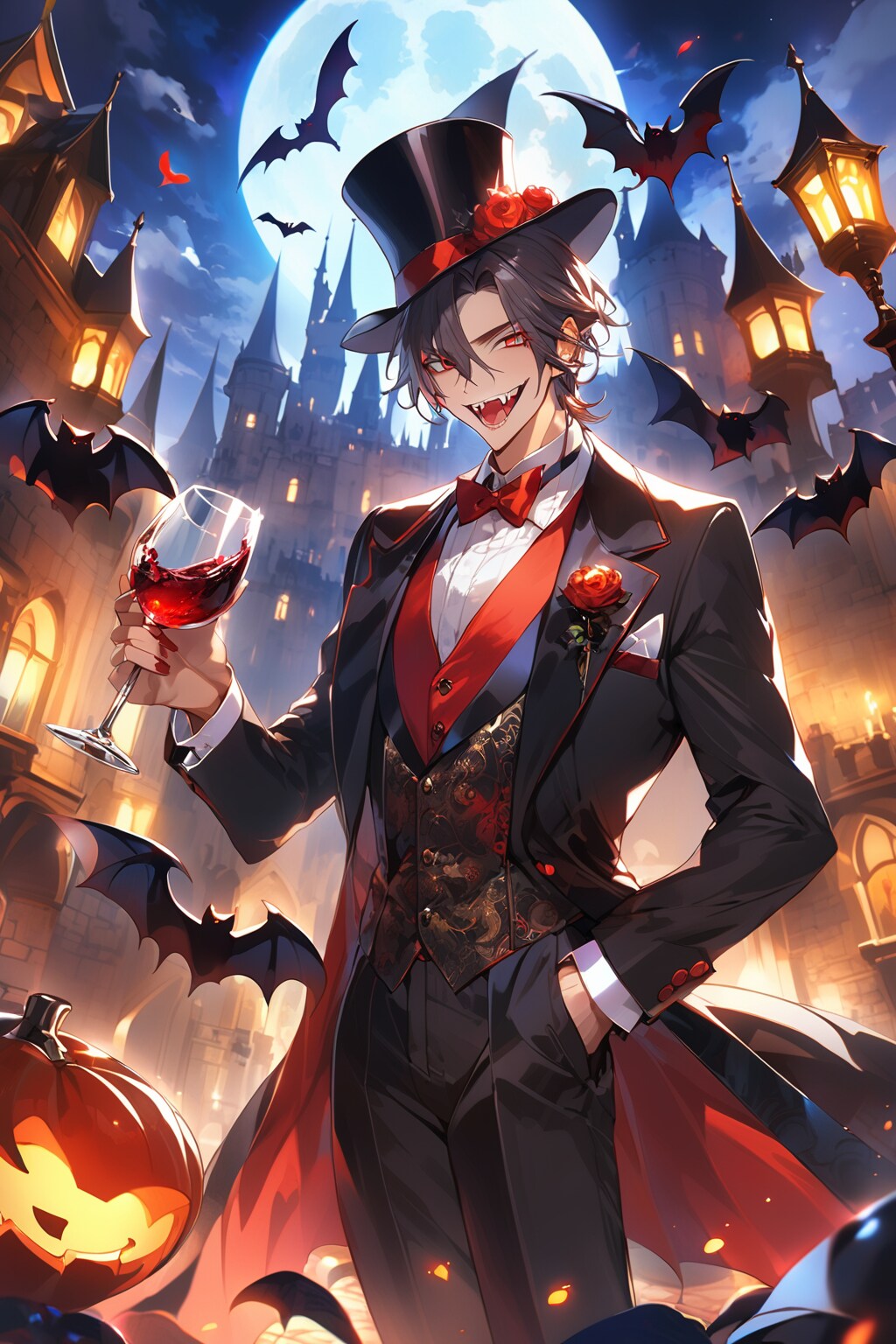 🧛‍♂️ヴァンパイア貴族🦇 | の人気AIイラスト・グラビア