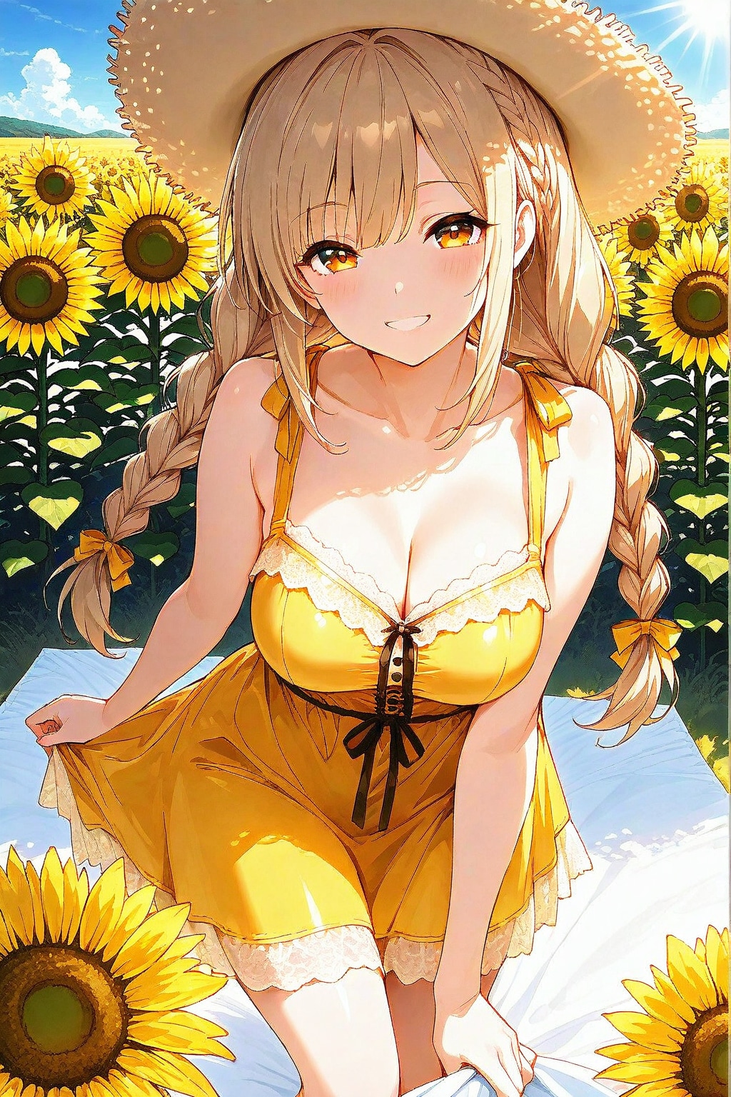 向日葵のような笑顔