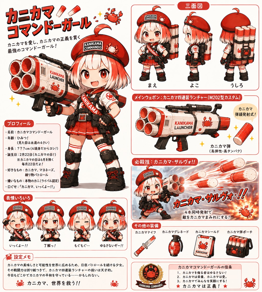 カニカマコマンドーガール