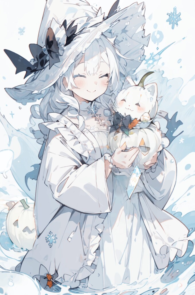雪魔女さん、ハロウィンを知る。