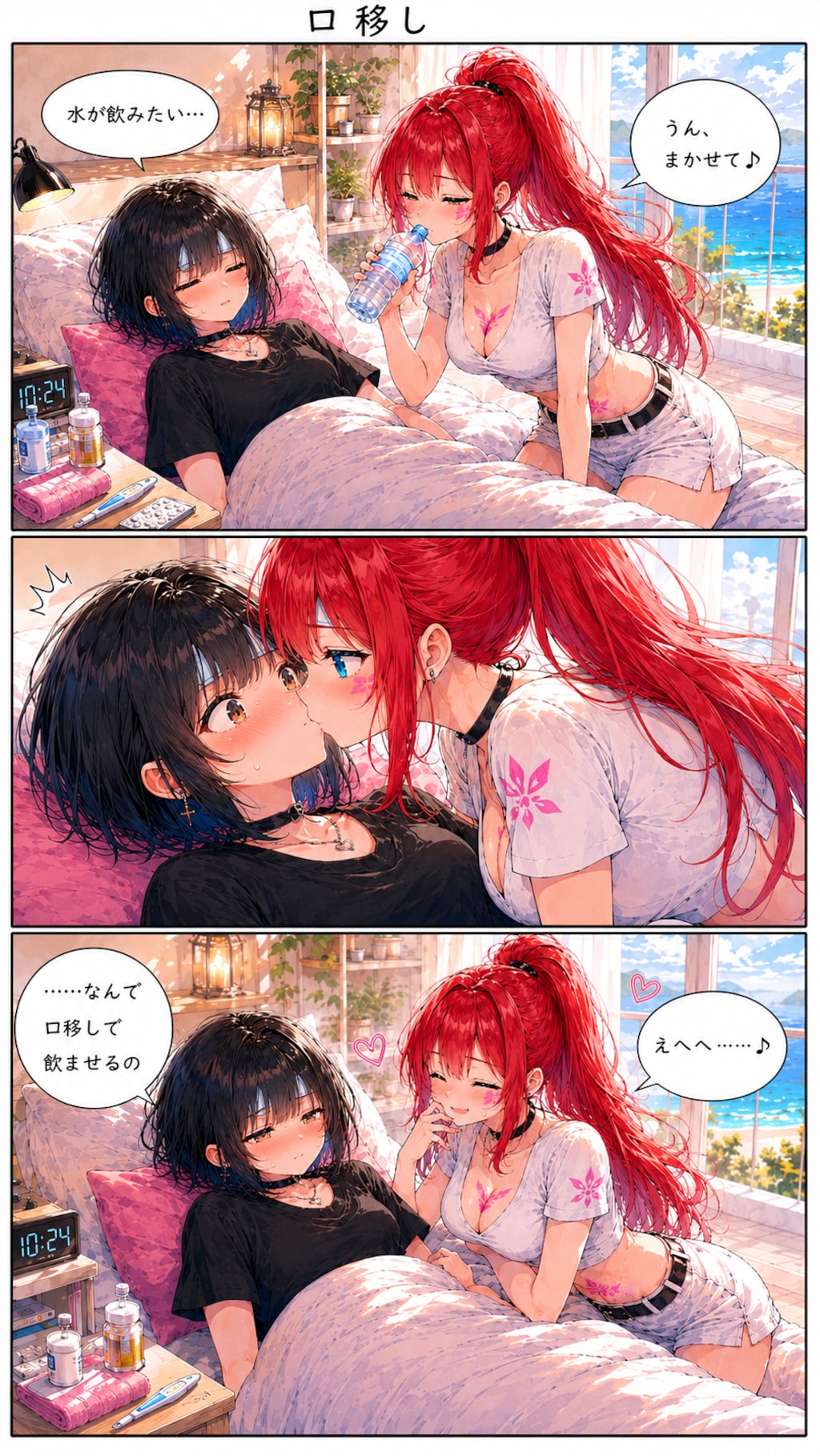 風邪をひいたAYA