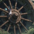 巨大な車輪と女の子 6枚目