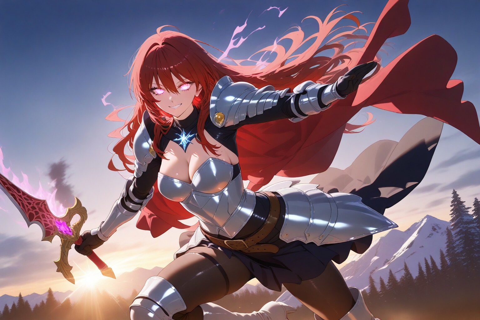 夕暮れの魔剣士 | の人気AIイラスト・グラビア