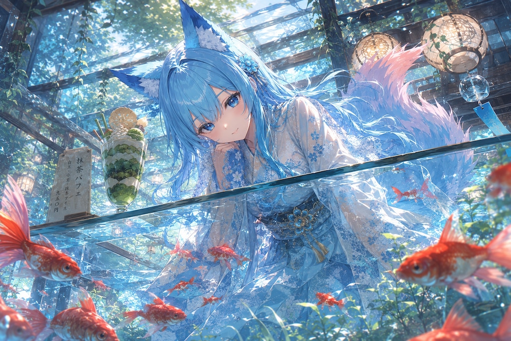 姫猫は、ガラスの向こうの自由に恋してる