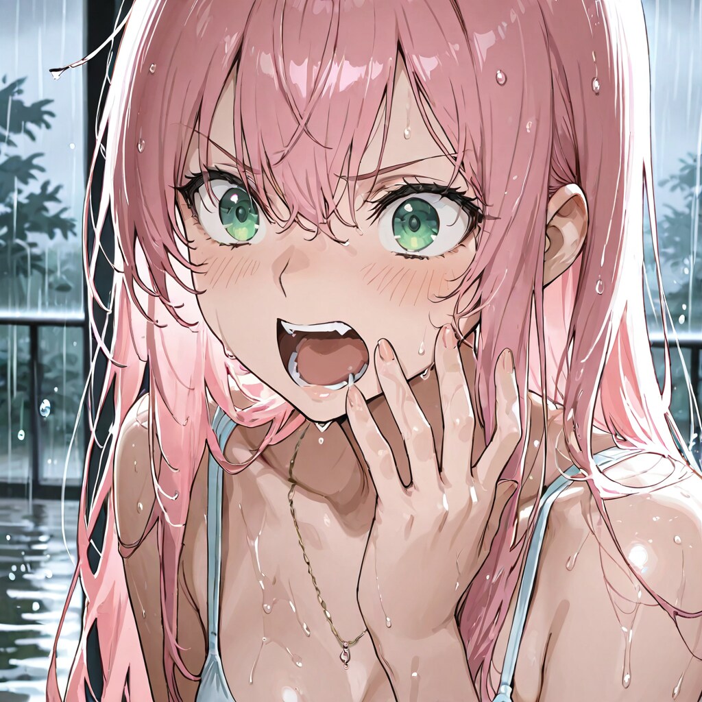 雨の中の感情解放