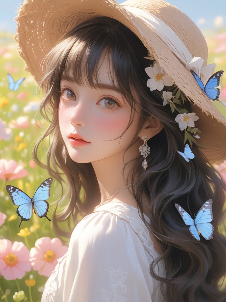 butterfly girl