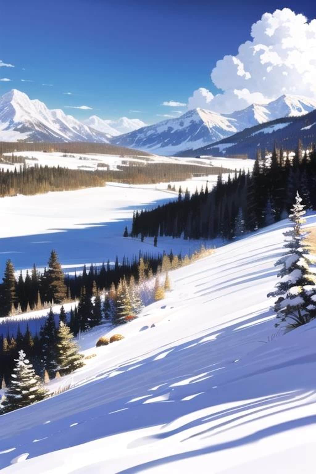 雪山風景