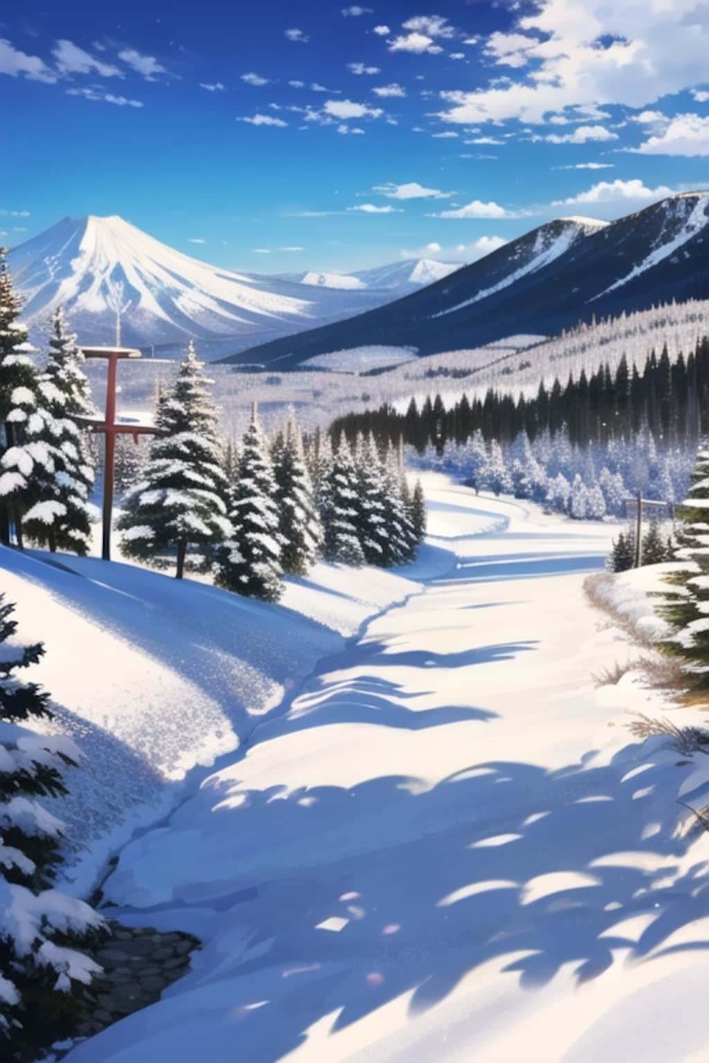 雪山風景
