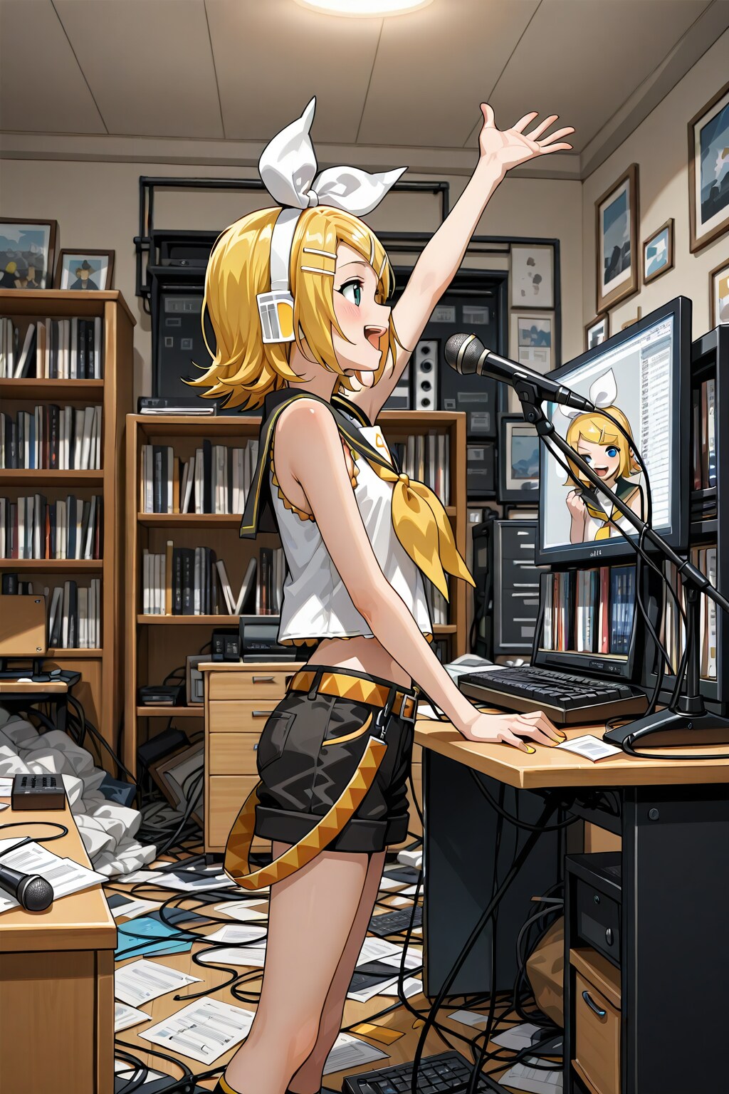 鏡音リン８９ | の人気AIイラスト・グラビア