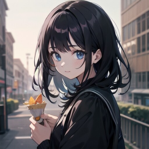 黒髪の少女
