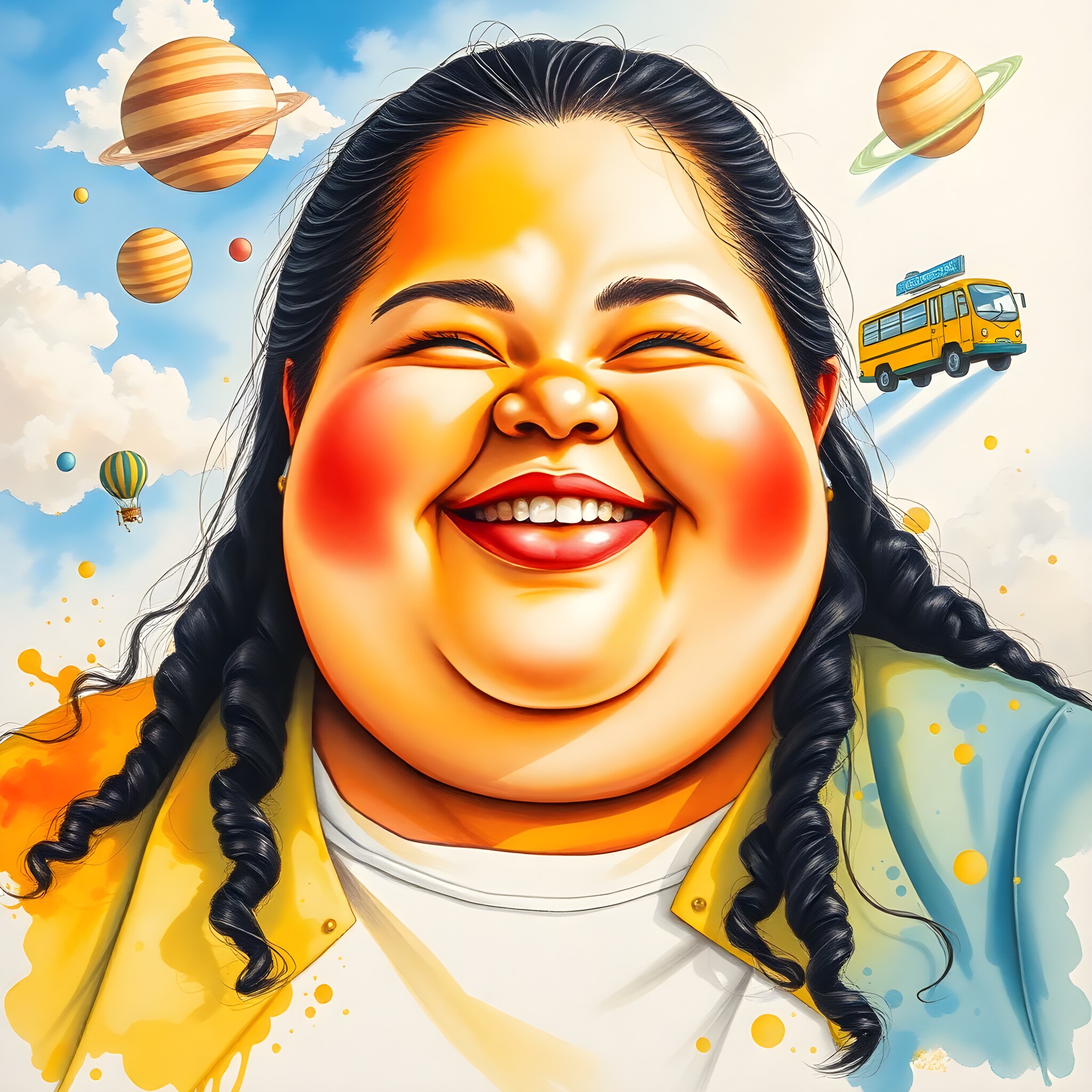 丸顔天使