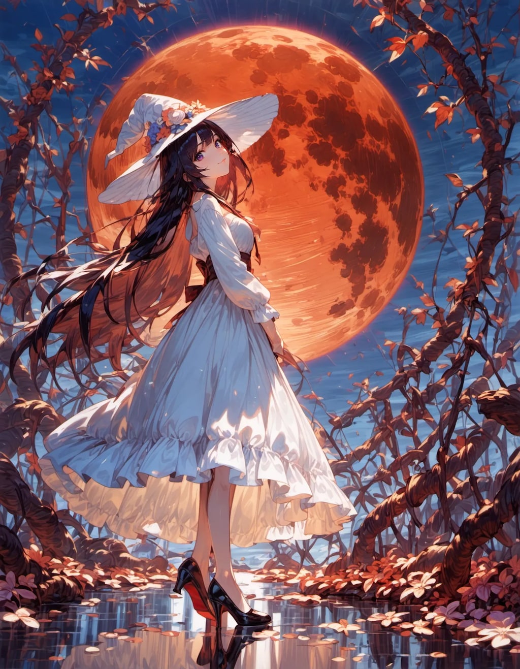 Beneath the Scarlet Moon