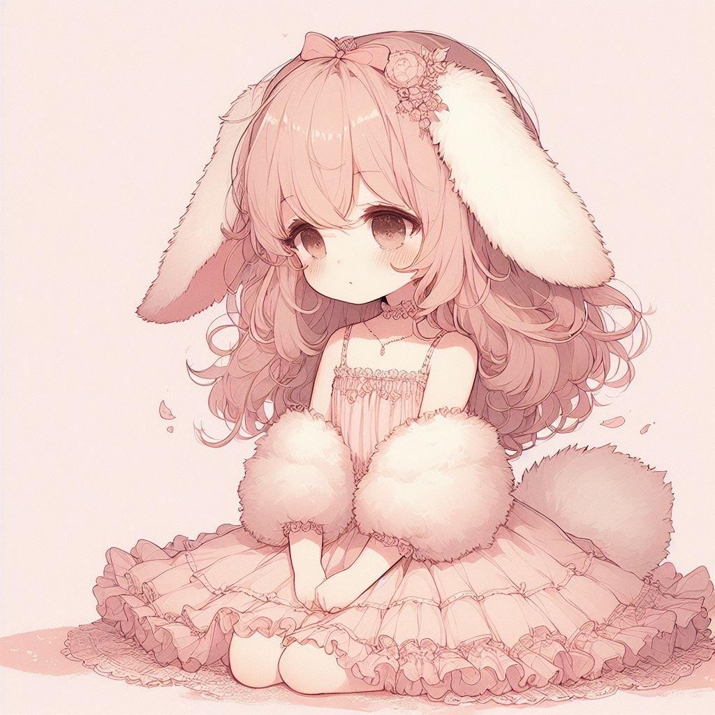 しょんぼりうさちゃん