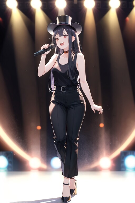 アイドル歌手・黒猫絵馬のワンマンライブ