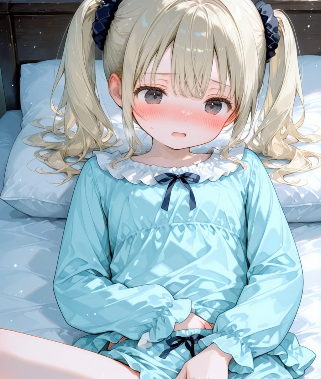 腹痛？