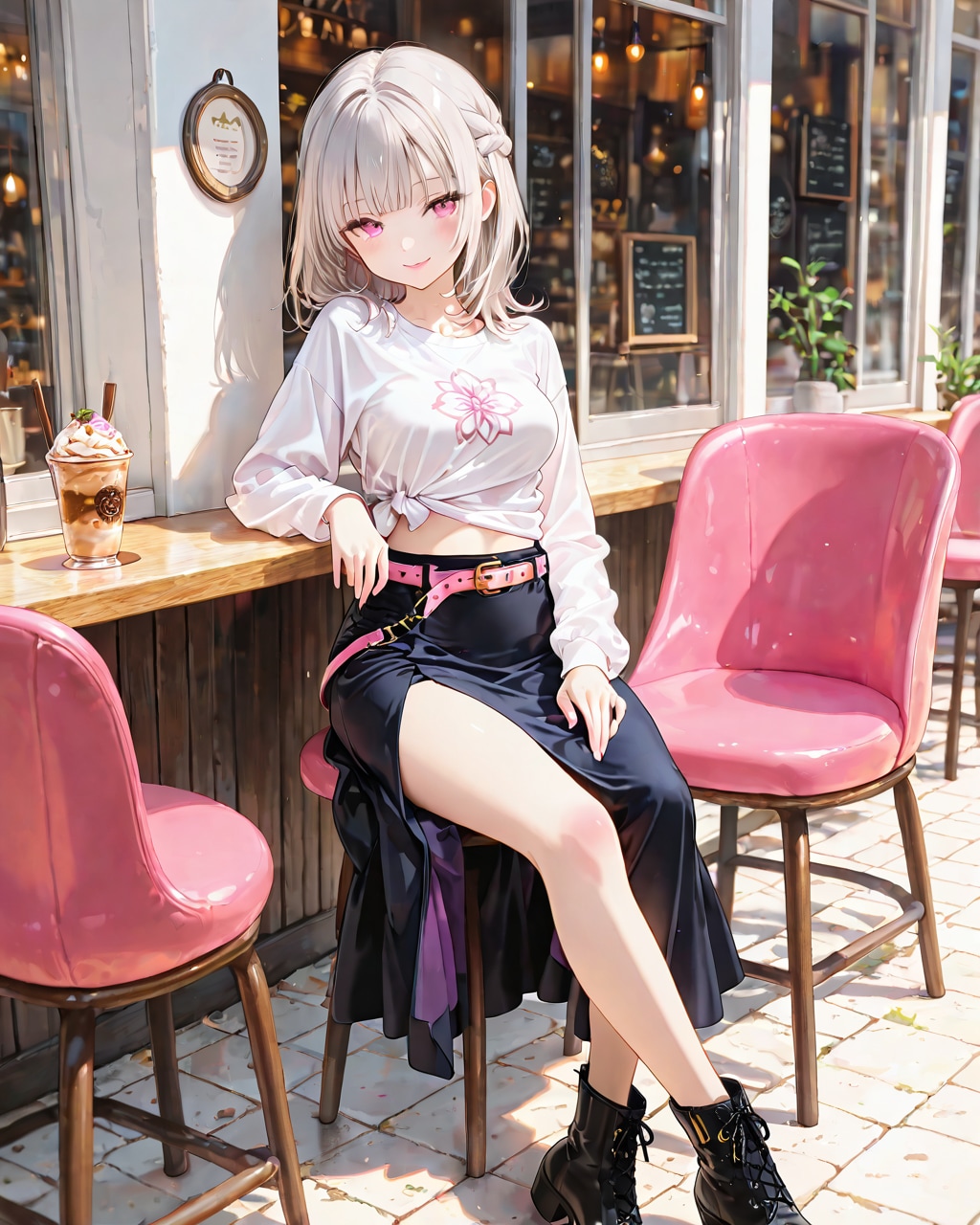 カフェで待ち合わせ