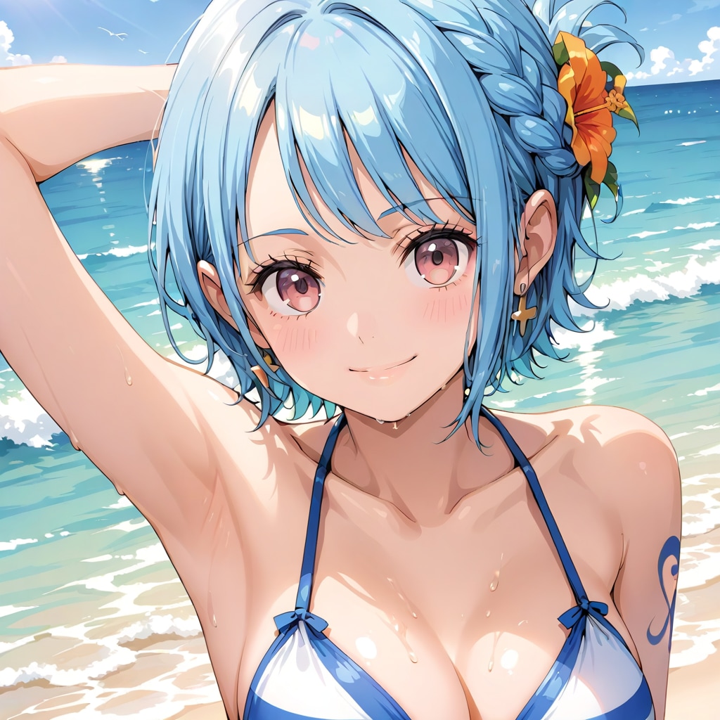 海辺の少女