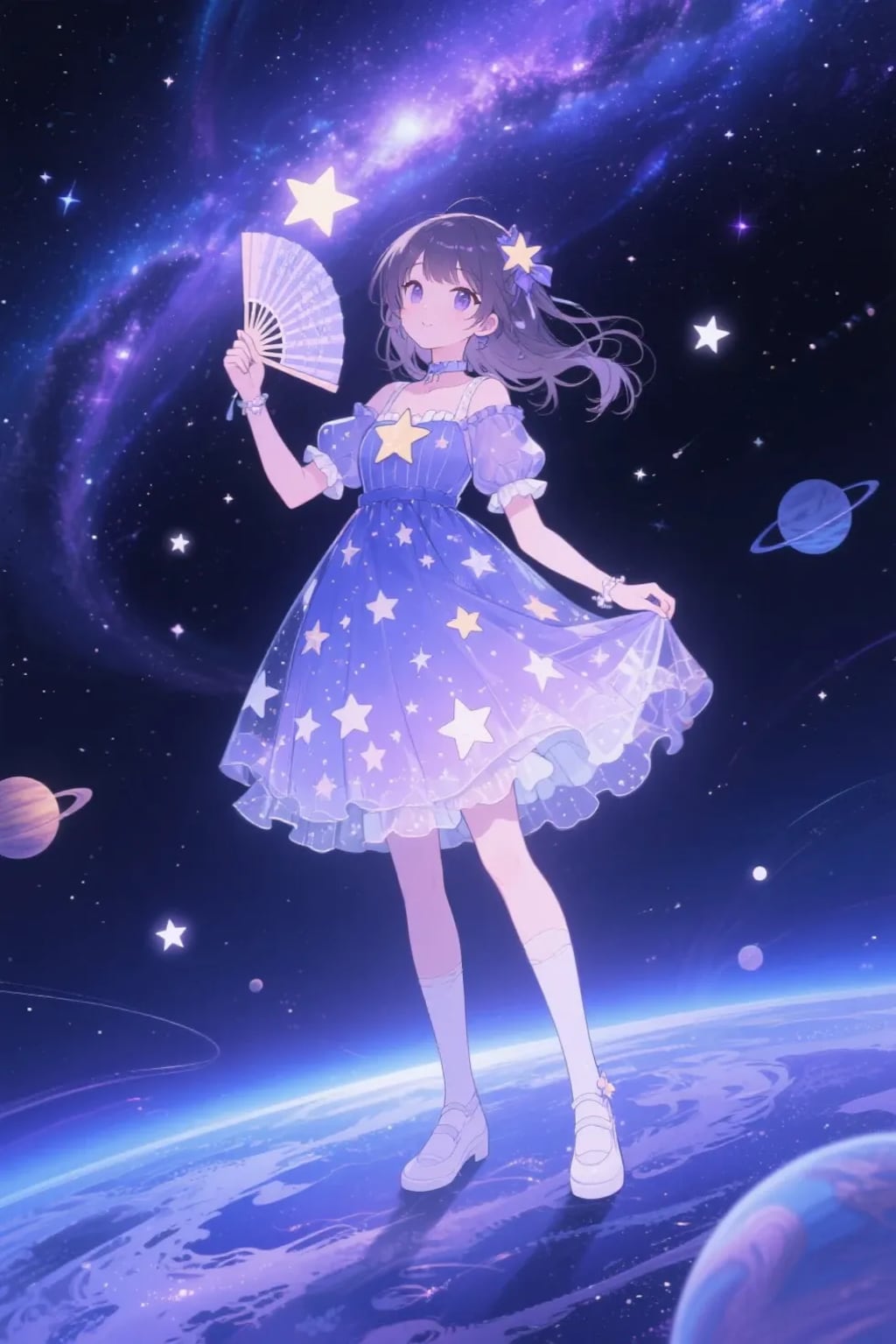 星を纏う少女