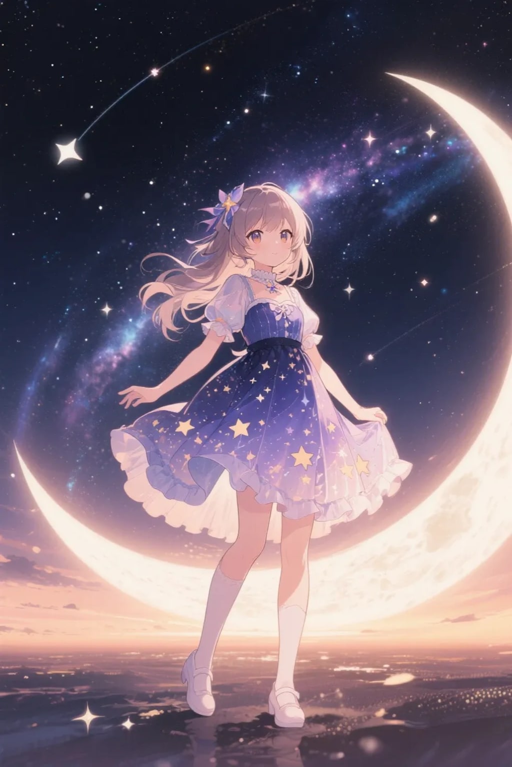 星を纏う少女