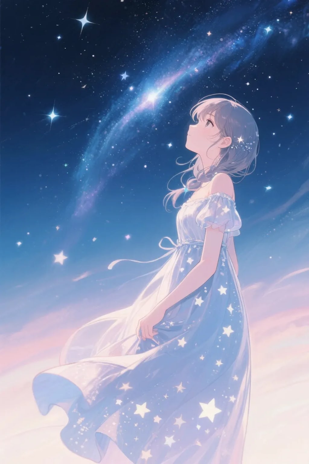 星を纏う少女